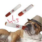 Plush Cigar Dog Toy – Durable Squeaky Chew for Small Breed Puppies