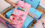 Waterproof Hanging Cosmetic Bag – Travel Toiletry Organizer for Women