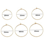 Surgical Stainless Steel Hoop Findings – Hypoallergenic DIY Jewelry Making