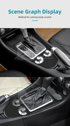 Carbon Fiber Gear Shift Trim – Interior Decal for Mercedes Benz SLK R171