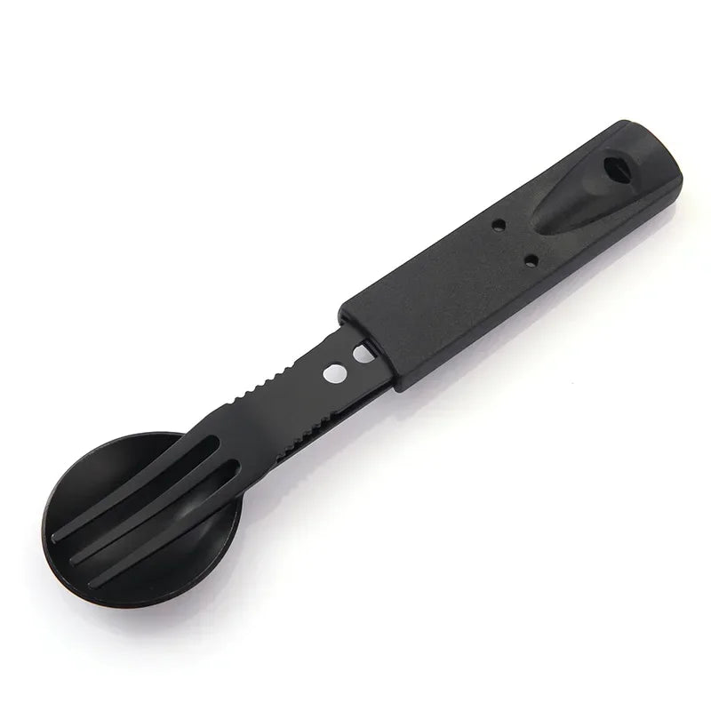 Stainless Steel Camping Knife Set – Multi-functional Cutlery for Outdoor Survival