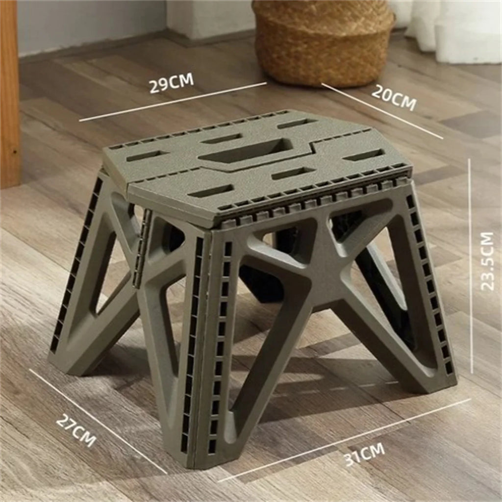 Portable Folding Stool – High Load Bearing Chair for Camping and Fishing