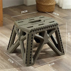Portable Folding Stool – High Load Bearing Chair for Camping and Fishing