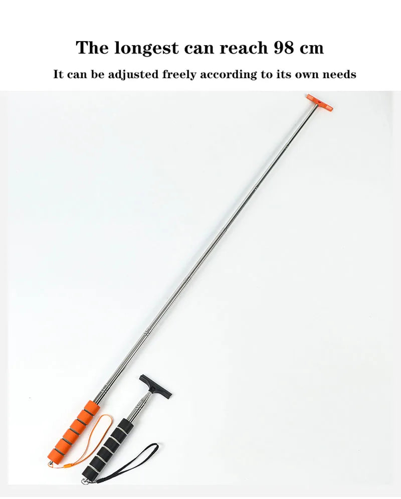 Telescopic Rearview Mirror Wiper – Retractable Glass Cleaner for Car Detailing
