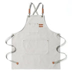 Canvas Chef Apron – Professional Kitchen Bib for BBQ and Salon Use
