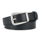 PU Leather Waist Belt – Metal Buckle Accessory for Women Jeans and Dresses