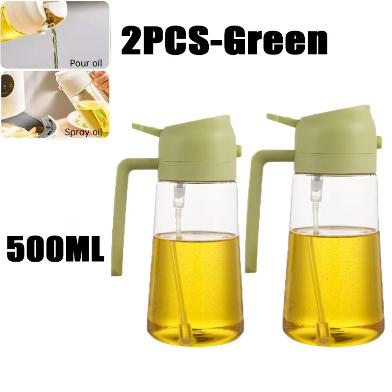 Oil Spray Bottle – Kitchen Vinegar Sprayer for BBQ Cooking and Baking