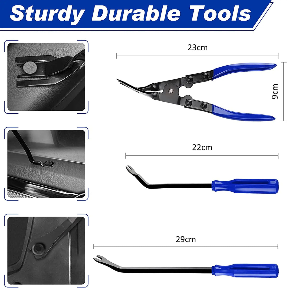 Plastic Trim Removal Tool Kit – Interior Panel Clips Puller for Car Repair