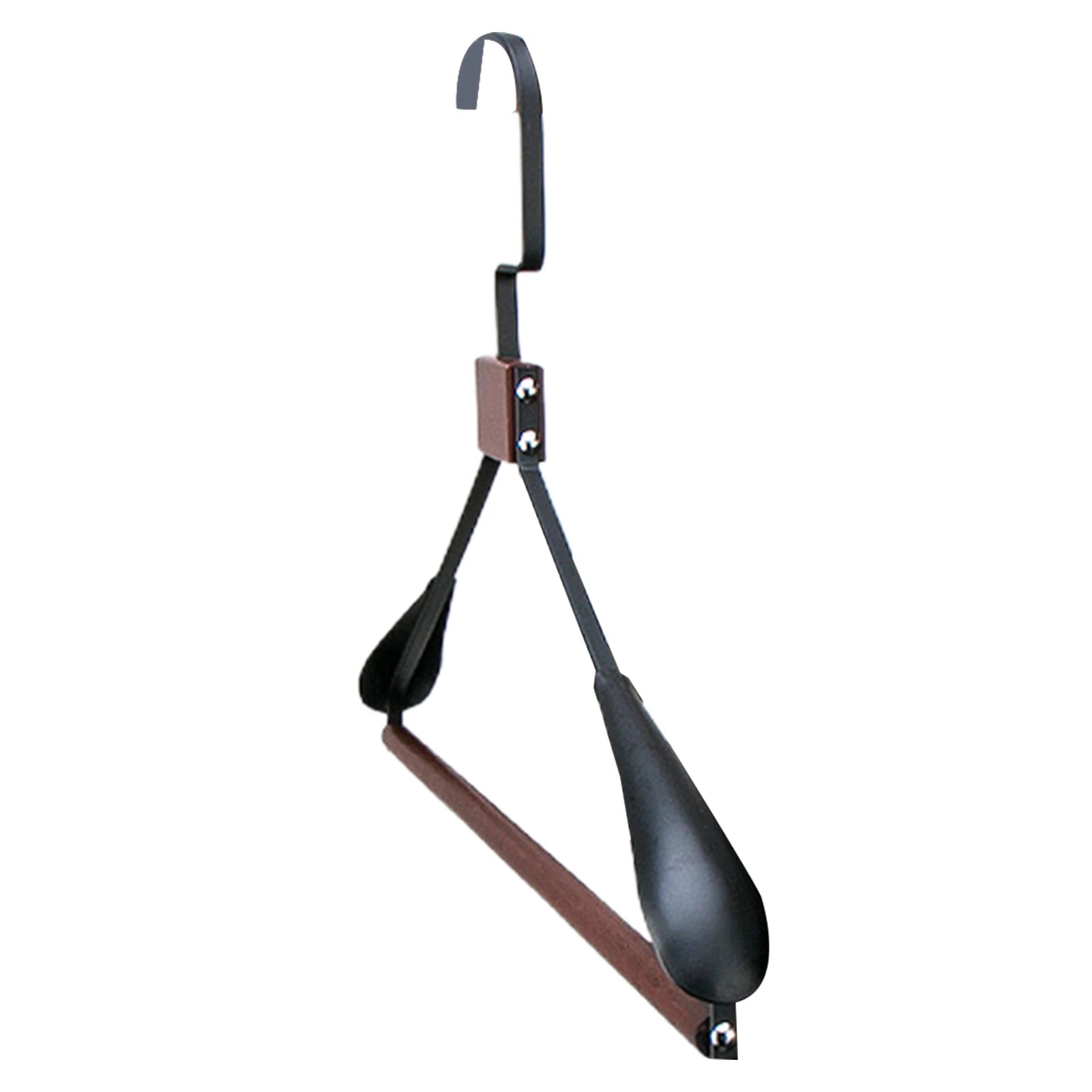 Solid Wood Clothes Hangers – Swivel Hook Rack for Coats and Jackets