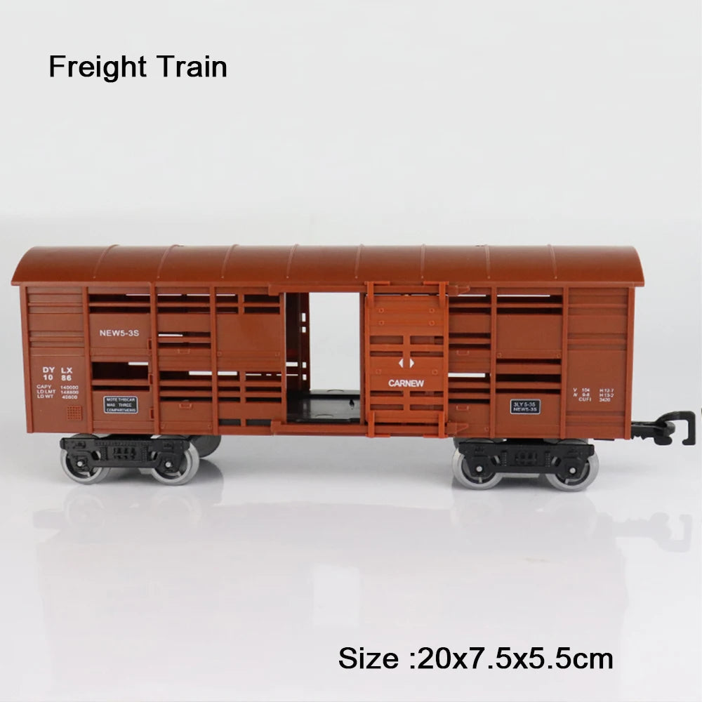 RC Train Cargo Carriage – 4cm Width Model Wagon for DIY Railway Sets