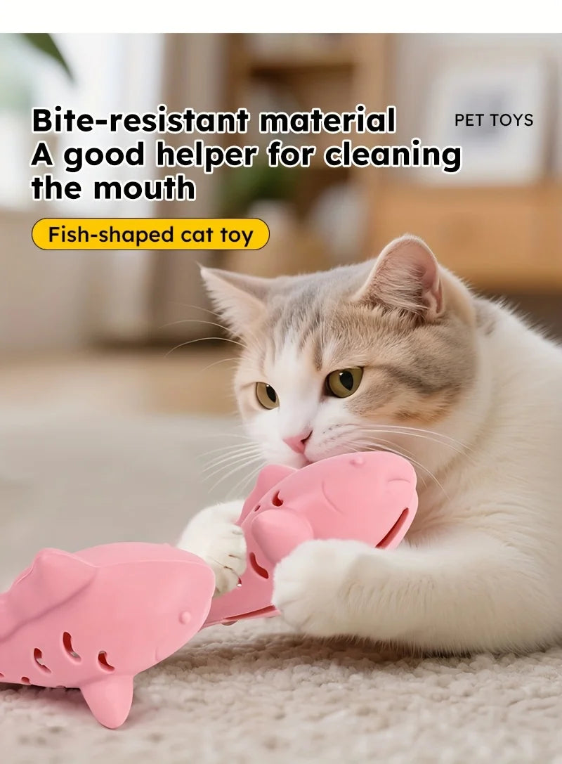Silicone Treat Dispenser Toy – Durable Bite-Resistant Pet Dental Chewer
