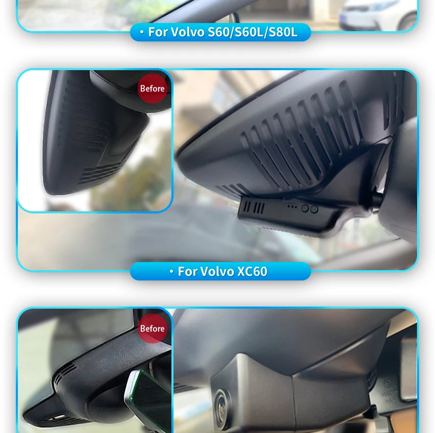 4K Ultra HD Dash Cam – Vehicle DVR Video Recorder for Volvo and Polestar