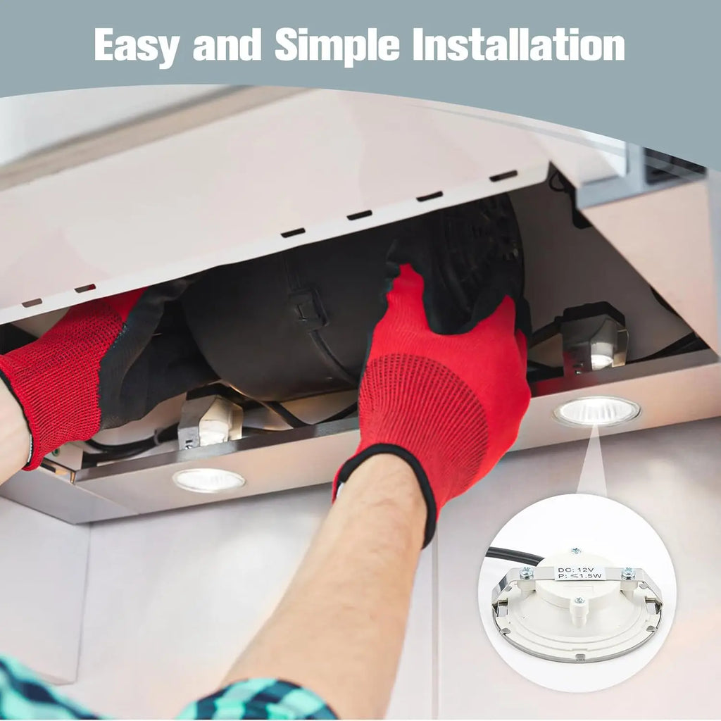 LED G4 Gimbal Recessed Light Kit for Boat and Cabinet Lighting