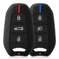 Silicone Key Fob Cover – Protective Remote Case for Peugeot and Citroen