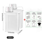 Refillable Laundry Dispenser – Multi-Size Storage Tank for Detergent Powder