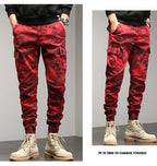 Mens Cotton Camouflage Cargo Pants – Outdoor Trousers for Hiking Workwear