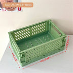Foldable Storage Crate – Collapsible Organizer for Toys and Desk Supplies