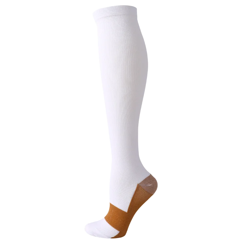 Graduated Compression Stockings – Open Toe Calf Sleeves for Varicose Veins