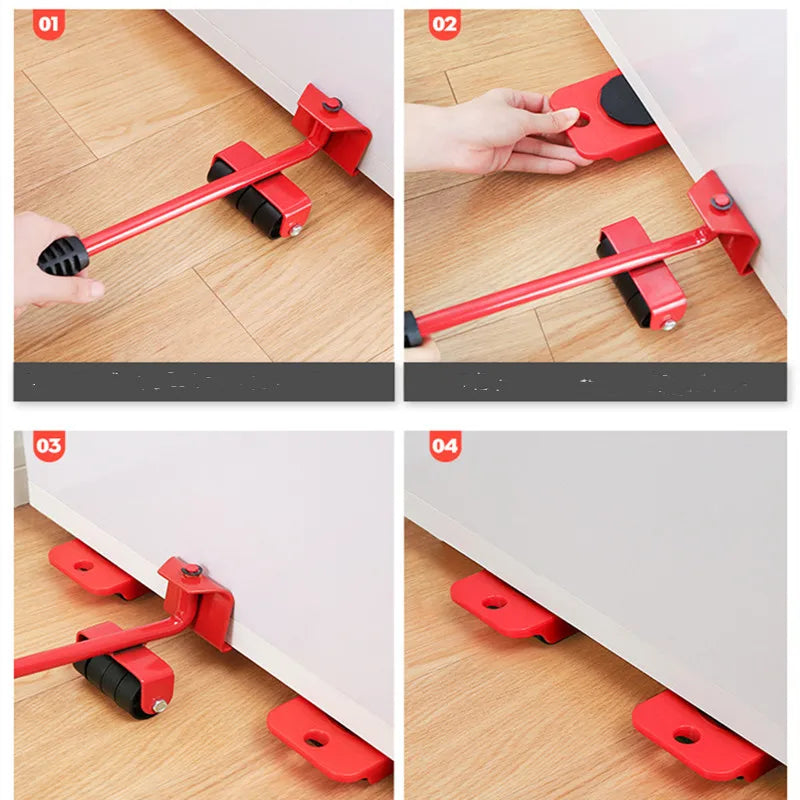 Furniture Moving Roller Set – Heavy Duty Lifter for Appliance Relocation