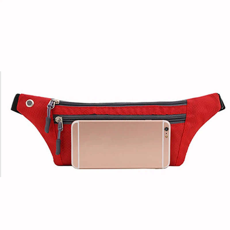 Nylon Waist Bag – Multifunction Chest Pack for Running Travel and Sports