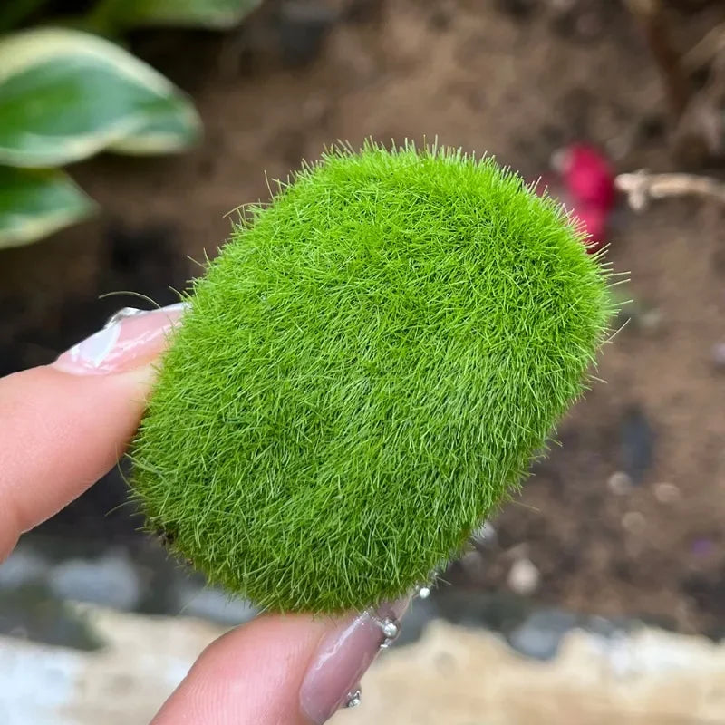 Artificial Foam Moss Stones – Decorative Green Rocks for Micro Landscapes