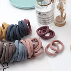 Nylon Elastic Hair Bands – Soft Ponytail Holders for Kids Hairstyles