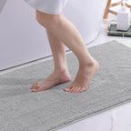 Chenille Bathroom Mat – Ultra Soft Absorbent Non-slip Rug for Shower Floors
