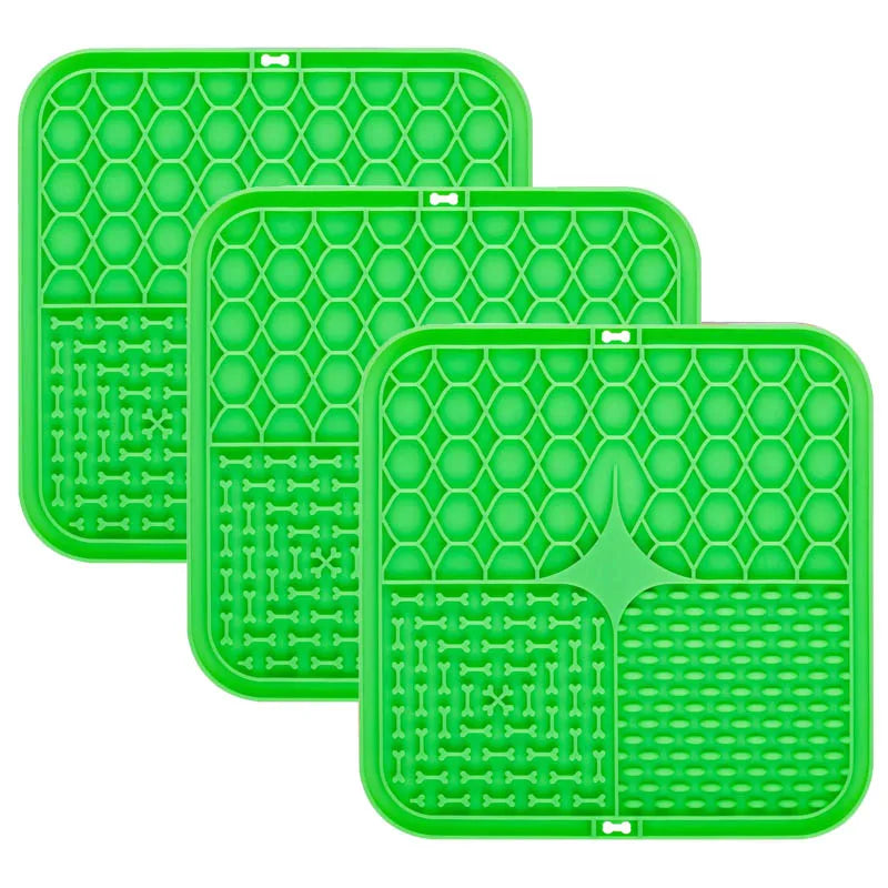 Slow Feeder Licking Mat – Anti-Choking Textured Pad for Dog and Cat Anxiety