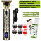 Cordless Electric Hair Trimmer – Professional Barber Shaver for Men