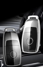 Transparent TPU Car Key Case – Protective Shell for Mercedes Benz Models