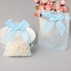Organza Drawstring Gift Bags – Bowknot Pouches for Wedding Jewelry Packing