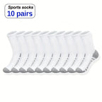 Breathable Athletic Ankle Socks – Moisture Wicking Mens Sports Footwear
