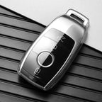 Transparent TPU Car Key Case – Protective Shell for Mercedes Benz Models