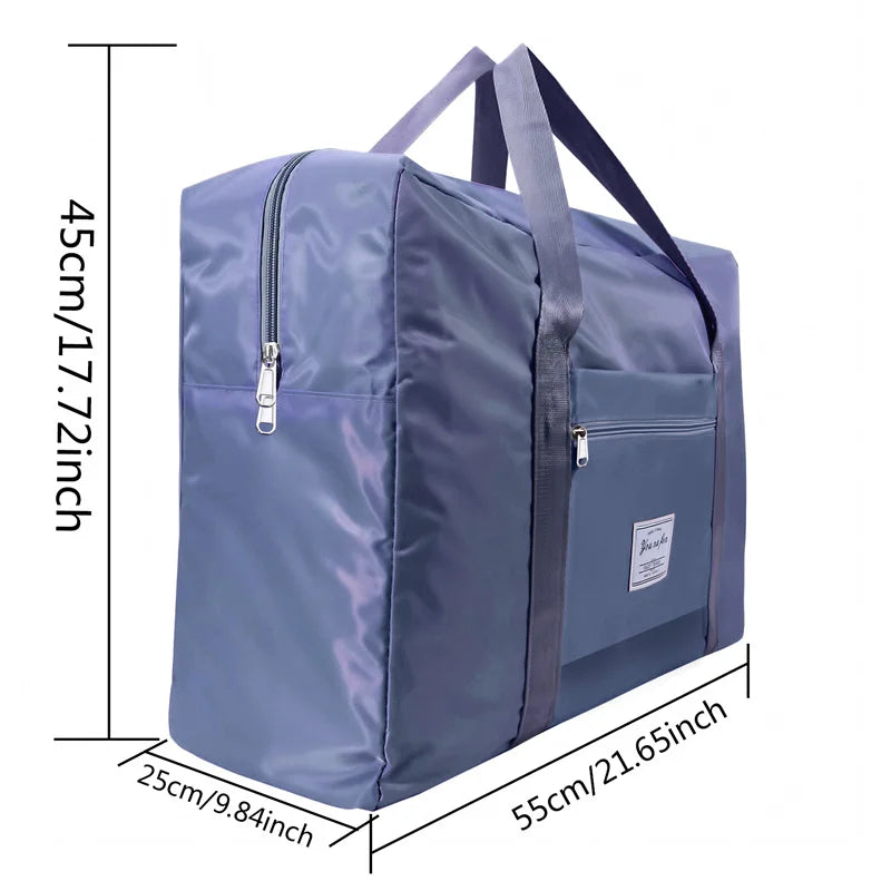 Folding Travel Duffel Bag – Waterproof Large Capacity Hand Luggage for Trips