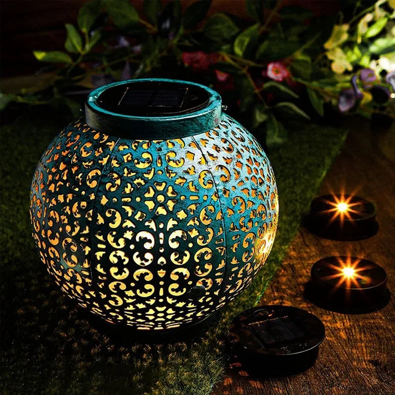 Solar Lantern Replacement Lid – LED Solar Panel Light for Outdoor Hanging