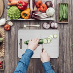 Titanium Cutting Board – Double Thick Metal Surface for Kitchen and Camping
