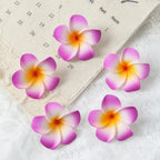 Artificial PE Foam Flowers – 5cm Hawaiian Plumeria for Wedding Decor DIY Crafts