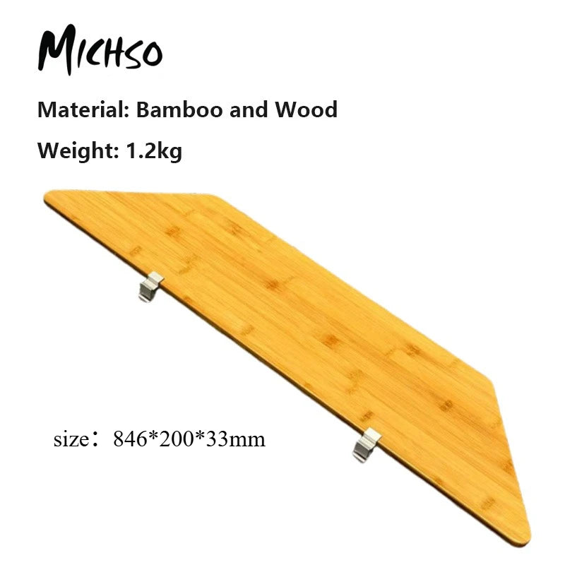 Bamboo Table Board – Modular Insert for Camping and Outdoor Picnic