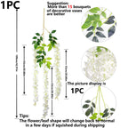 Artificial Hanging Vine – Faux Greenery for Wedding and Home Decor