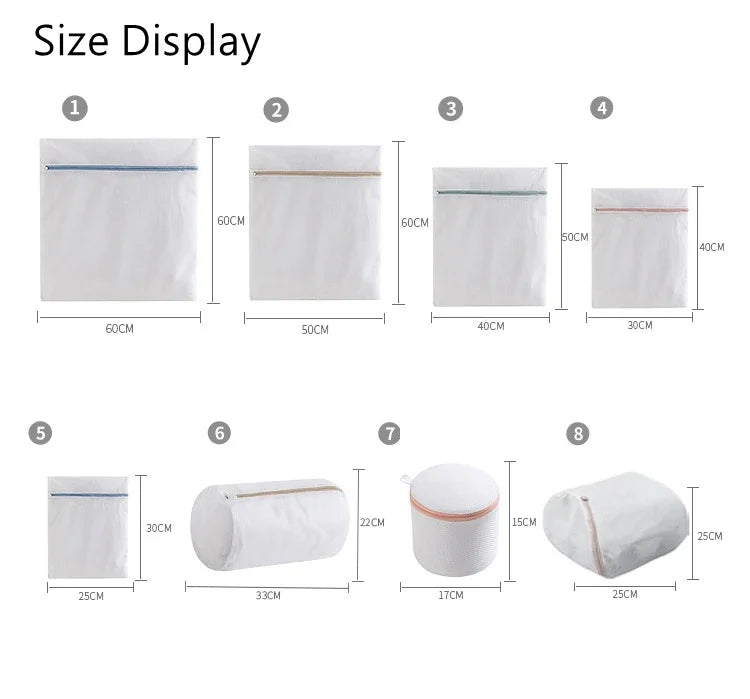 Mesh Laundry Washing Bag – Protective Clothing Organizer for Travel and Home