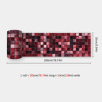 Self-Adhesive Waist Line Stickers – Waterproof Border Mural for Kitchen Decor
