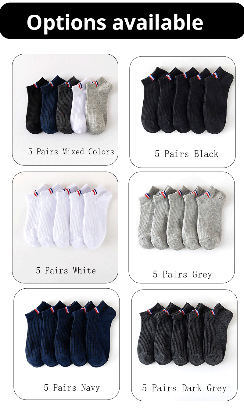 Mens Breathable Boat Socks – Thin Cotton Blended Casual Footwear for Summer