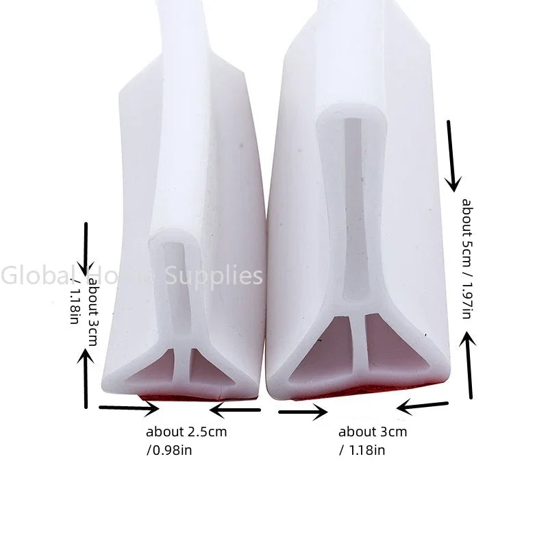 Silicone Water Retaining Strip – Flexible Barrier for Bathroom Shower Floor