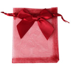 Organza Drawstring Gift Bags – Bowknot Pouches for Wedding Jewelry Packing