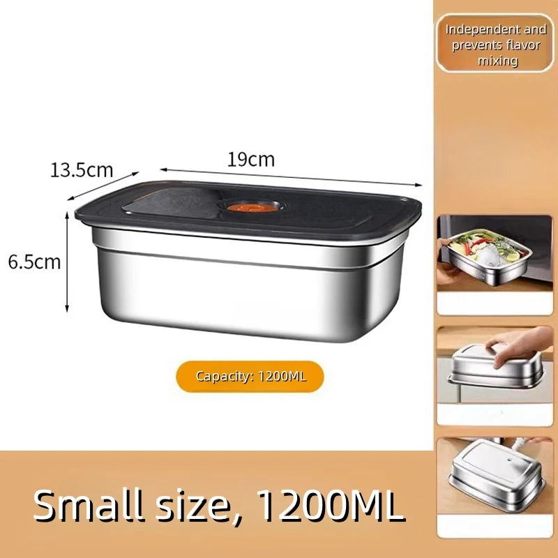 Stainless Steel Bento Box – Leak-Proof Food Container for Camping and Lunch