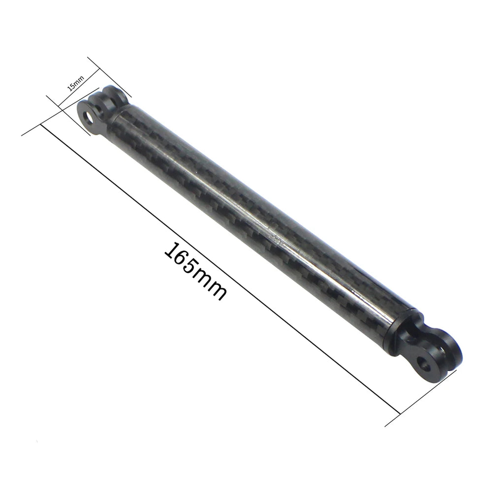 Carbon Fiber Helmet Extension Arm – Selfie Mount for GoPro and Insta360