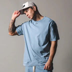 Cotton Gym T-Shirt – Short Sleeve for Men Workout Training Fitness
