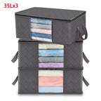 Foldable Clothes Storage Bag – Large Capacity Container for Closet Organization