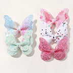 Sequined Butterfly Hair Clips – Cute Decorative Bows for Toddler Hairstyles