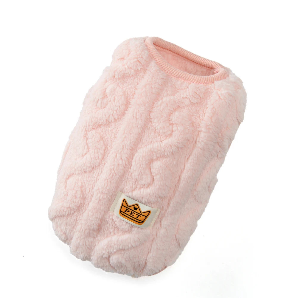 Fleece Dog Sweater – Warm Winter Apparel for Small Dogs and Cats